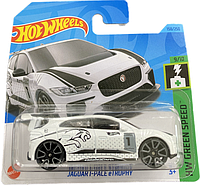 Машинка Хот Вилс 1:64 Jaguar I-Pace eTrophy коллекция HW Green Speed Hot Wheels Mattel HKK25