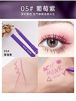 Водостійкий олівець для очей MKNK waterproof gel eyeliner 05 grape
