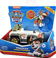 Щенячий патруль Спасательный джип и фигурка Трекер. Paw Patrol Tracker's Jungle Cruiser Vehicle with Figure