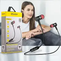 Наушники вакуумные с микрофоном MDR B922BL + BT AWEI | Вакуумные наушники с микрофоном