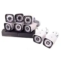 Реєстратор + Камери DVR KIT 6678 WiFi 8ch набір на 8 камер, Комплект відеоспостереження DVR KIT 6678 WiFi 8ch, фото 4