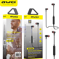 Наушники вакуумные с микрофоном MDR B930BL + BT AWEI | Вакуумные Bluetooth наушники