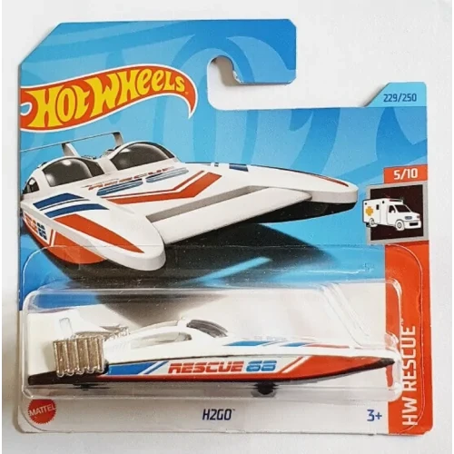 Машинка Хот Вілс 1:64 H2Go колекція HW Rescue Hot Wheels Mattel HKJ22