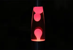 Лава лампа Нічник-світильник "Лавова лампа 35 см" червоний колір