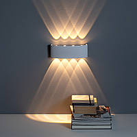 Настінний світлодіодний світильник LED бра 8W 3000K 220V Білий