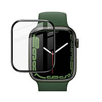 Захисне скло (плівка) Apple Watch 7 8 9 41 мм чорне Glass