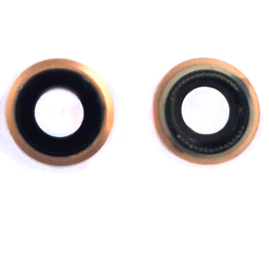 Скло камери Apple iPhone 8. iPhone SE 2020 із золотистим кільцем, фото 1