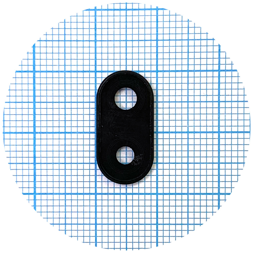 Скло камери Huawei P20 Lite ANE-LX1, Nova 3e з чорною рамкою, фото 1