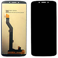 Дисплей (екран) Motorola Moto G6 Play XT1922 з сенсором чорний 153 мм Американська версія