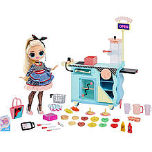 Набір ЛОЛ ОМГ Вечеря сюрприз із лялькою Міс Пенді LOL Surprise OMG To-Go Diner Miss Sundae 119449