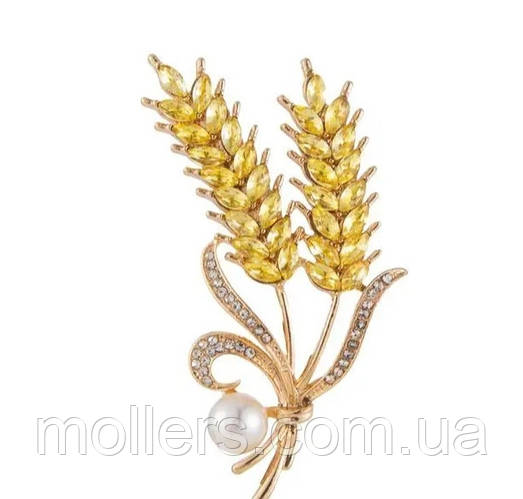 Брошь Колоски пшеницы два колоска (ID#2022037212), цена: 245 ₴, купить ...