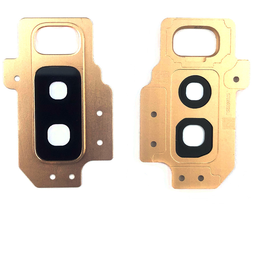 Скло камери Samsung Galaxy S9 Plus G965F золотисте в рамці, фото 1