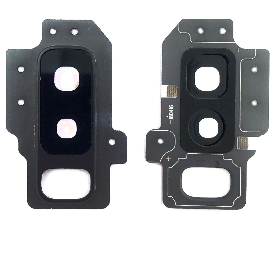 Скло камери Samsung Galaxy S9 Plus G965F сіре у рамці, фото 1