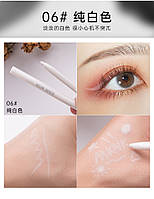 Водостійкий олівець для очей MKNK waterproof gel eyeliner 06 white