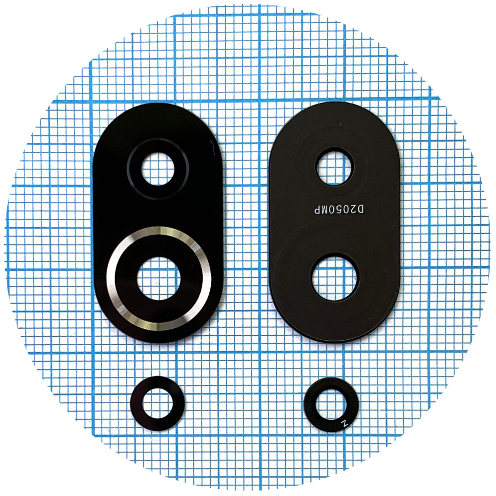 Скло камери Xiaomi Mi 11 Lite, Xiaomi Mi 11 Lite 5G, Xiaomi 11 Lite 5G NE чорне, фото 1