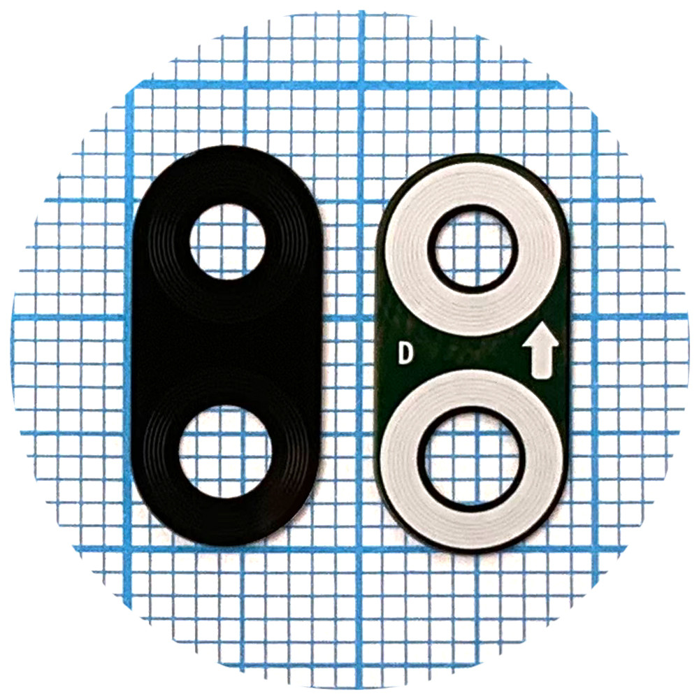 Скло камери ZTE Blade A5 2020 чорне, фото 1