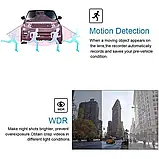 DVR V 13 з двома камерами, Відеореєстратор автомобільний, Авто відеореєстратор V 13, фото 10