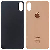 Задня кришка Apple iPhone XS золота Original PRC з вузьким отвором