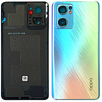 Задня кришка Oppo Reno7 5G CPH2371 синя Original PRC зі склом камери