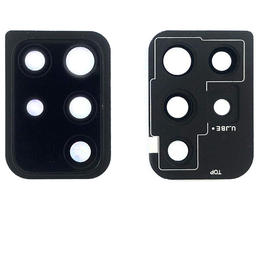 Скло камери Samsung Galaxy A51 2019 A515F чорне у рамці, фото 1