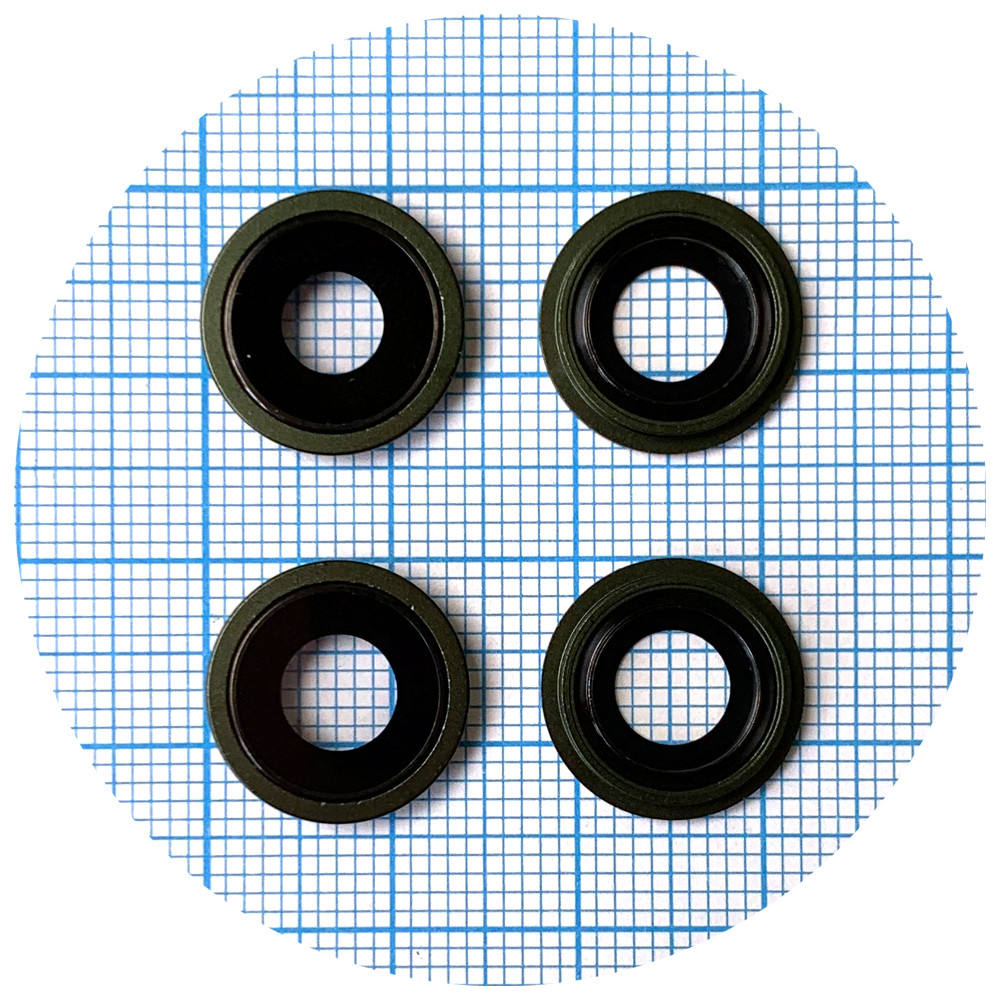 Скло камери Apple iPhone 13, iPhone 13 Mini із зеленим кільцем - 2 шт, фото 1