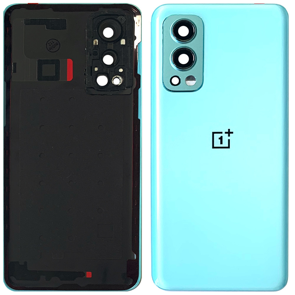 Задня кришка OnePlus Nord 2 5G блакитна Original New зі склом камери