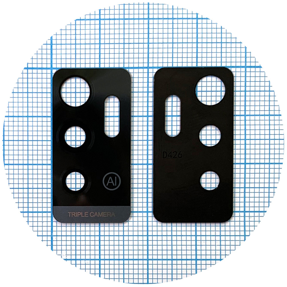 Скло камери ZTE Blade A71 чорне (синє), фото 1