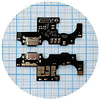 Шлейф ZTE Blade A7s 2020 з роз'ємом зарядки та мікрофоном - нижня плата AAA - аналог