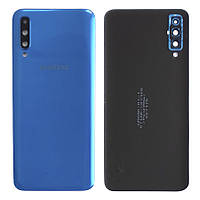 Задня кришка Samsung Galaxy A50 2019 A505F синій Original PRC зі склом камери