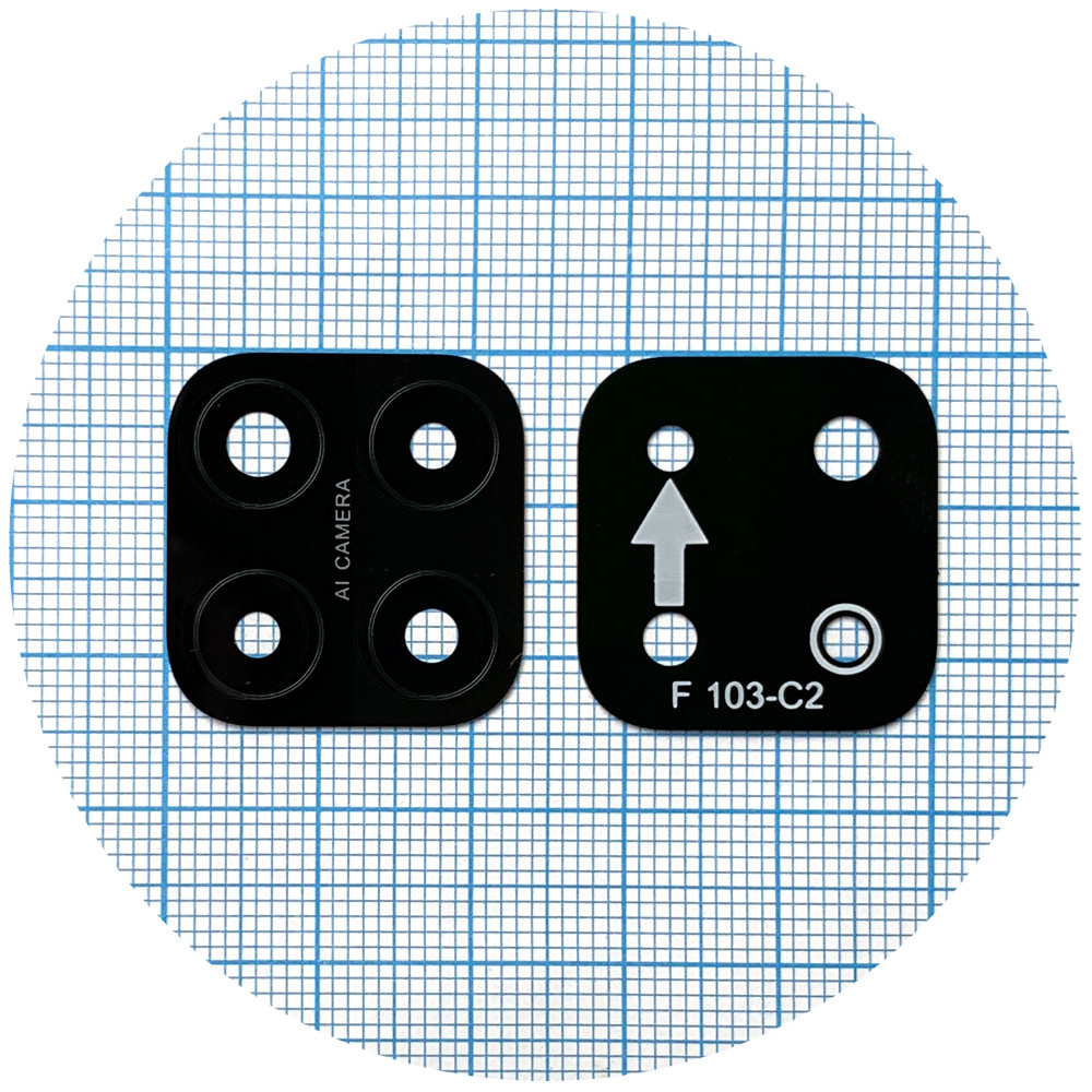 Скло камери Oppo A15 15S чорне, фото 1