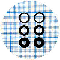 Скло камери Apple iPhone 14 Pro, iPhone 14 Pro Max чорне - 3 шт