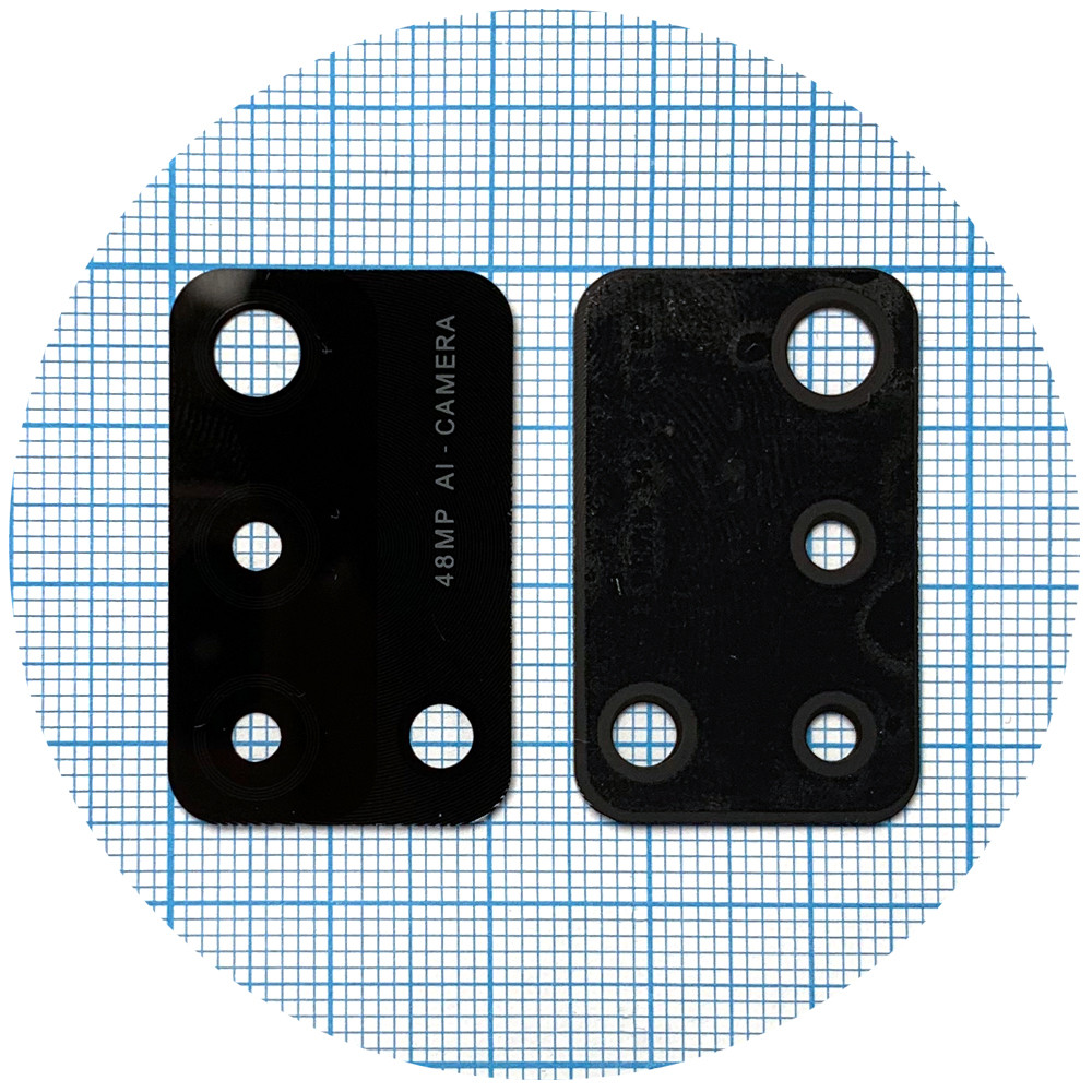 Скло камери Oppo A74 4G чорне, фото 1