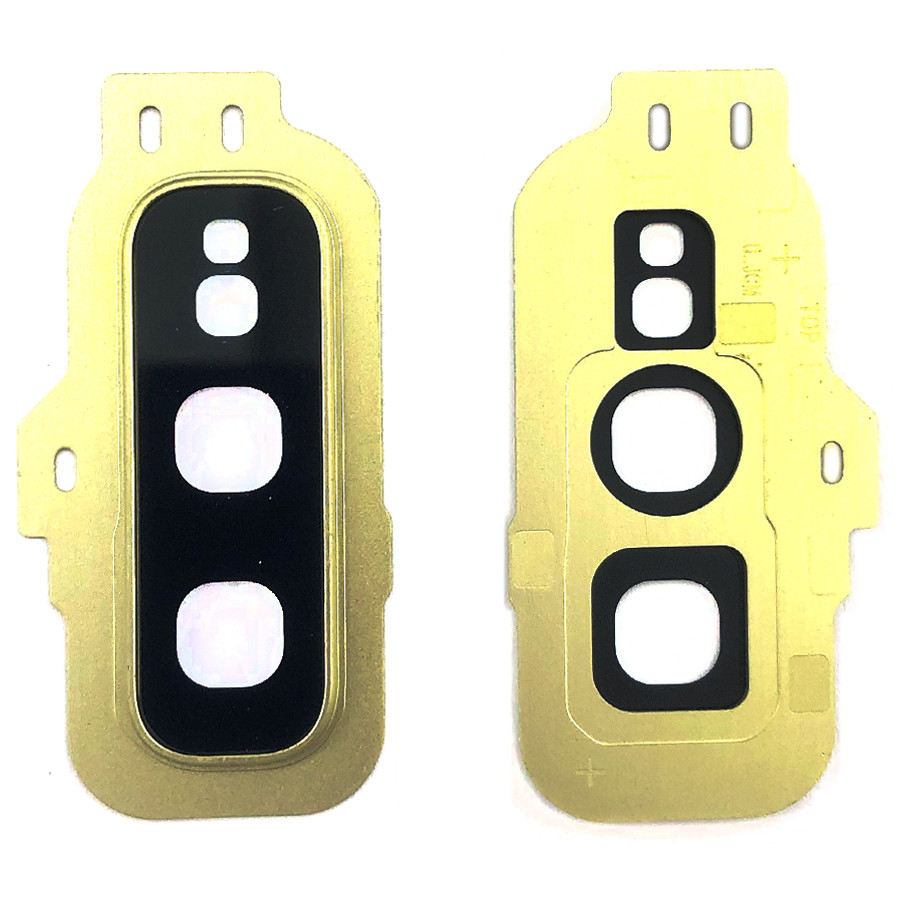 Скло камери Samsung Galaxy S10e G970F жовте у рамці, фото 1