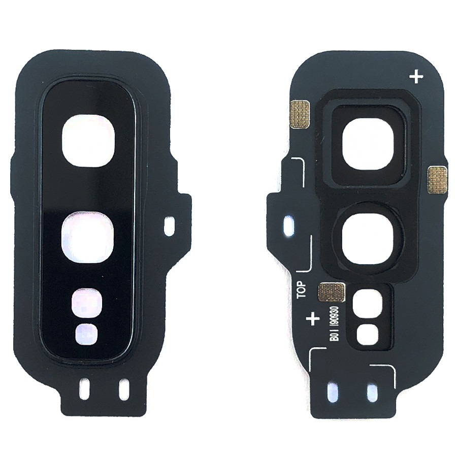 Скло камери Samsung Galaxy S10e G970F чорне у рамці, фото 1