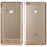 Задня кришка Xiaomi Mi Max 2016001 золотиста Original PRC зі склом камери