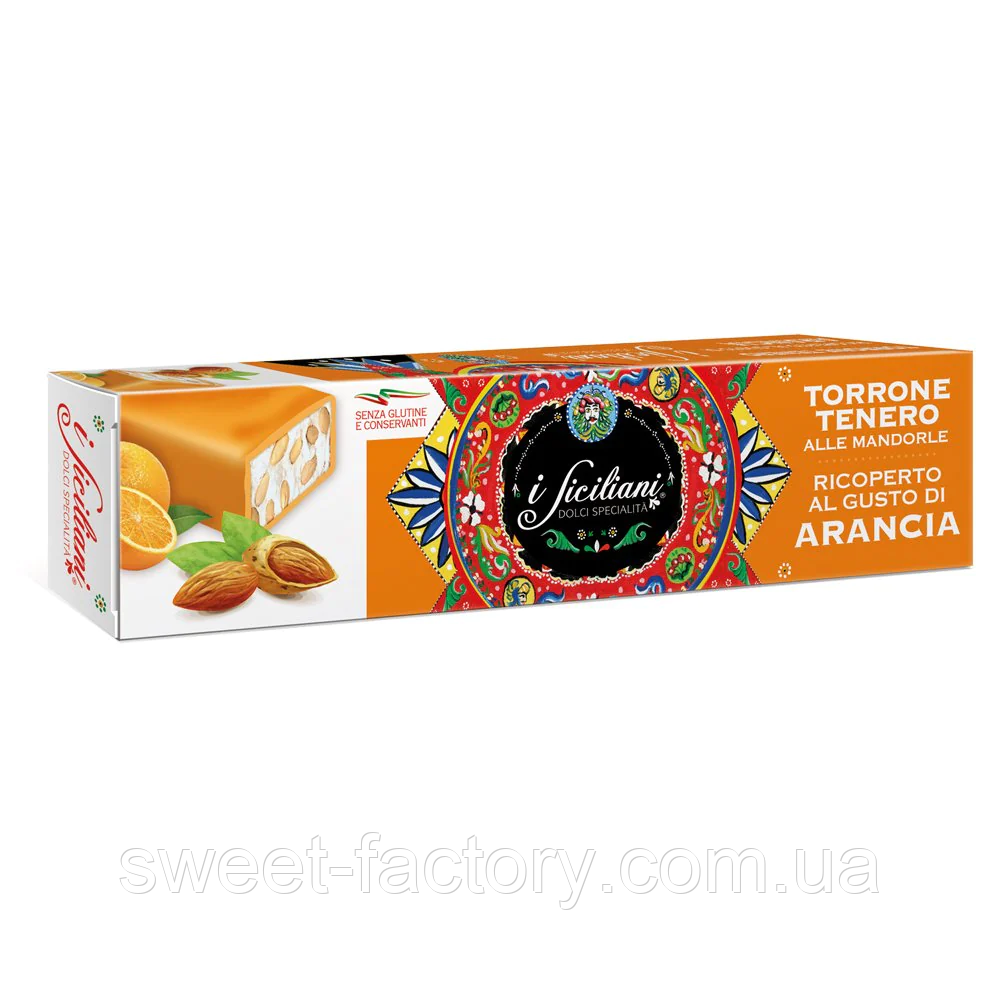 Нуга Dolgam Liciliani Torrone Tenero alle Mandorle Picoperto al Gusto Di Limone 150g, фото 1
