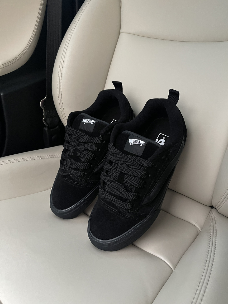 Кеди чоловічі чорні Vans KNU Skool Black (14381)