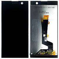Дисплей (екран) Sony Xperia XA2 H4113 H3113 H4133 H3123 з сенсором чорний Original PRC