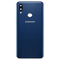Задня кришка Samsung Galaxy A10s 2019 A107F синій Original PRC зі склом камери
