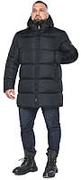 Зимняя мужская графитовая куртка с карманами модель 63957