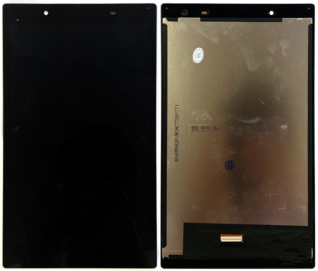 Дисплей (екран) Lenovo Tab 4 TB-8504 з сенсором чорний Original PRC 8504X жовтий конектор
