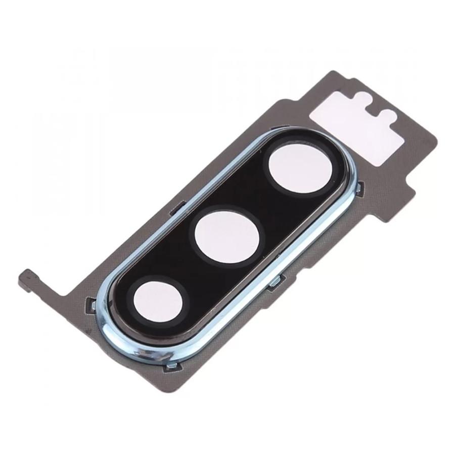 Скло камери Huawei P30 ELE-L29 у синій рамці, фото 1