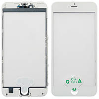 Скло дисплея Apple iPhone 6S Plus біле з OCA плівкою та рамкою