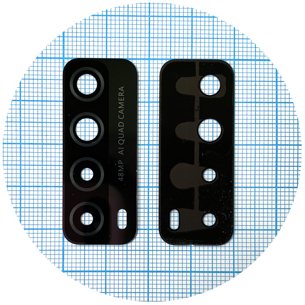 Скло камери Huawei P Smart 2021 PPA-LX1 чорне, фото 1