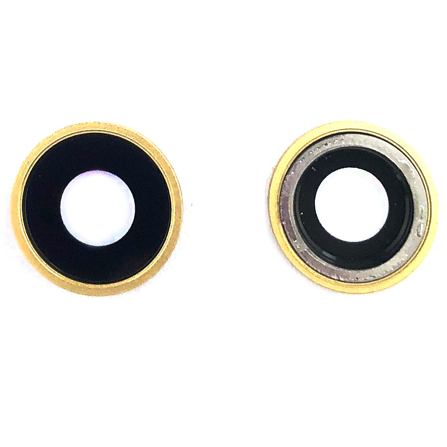 Скло камери Apple iPhone XR з жовтим кільцем, фото 1