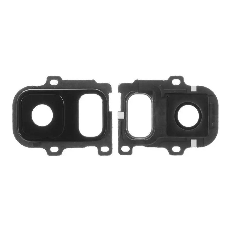 Скло камери Samsung Galaxy A6 2018 A600F чорне у рамці, фото 1