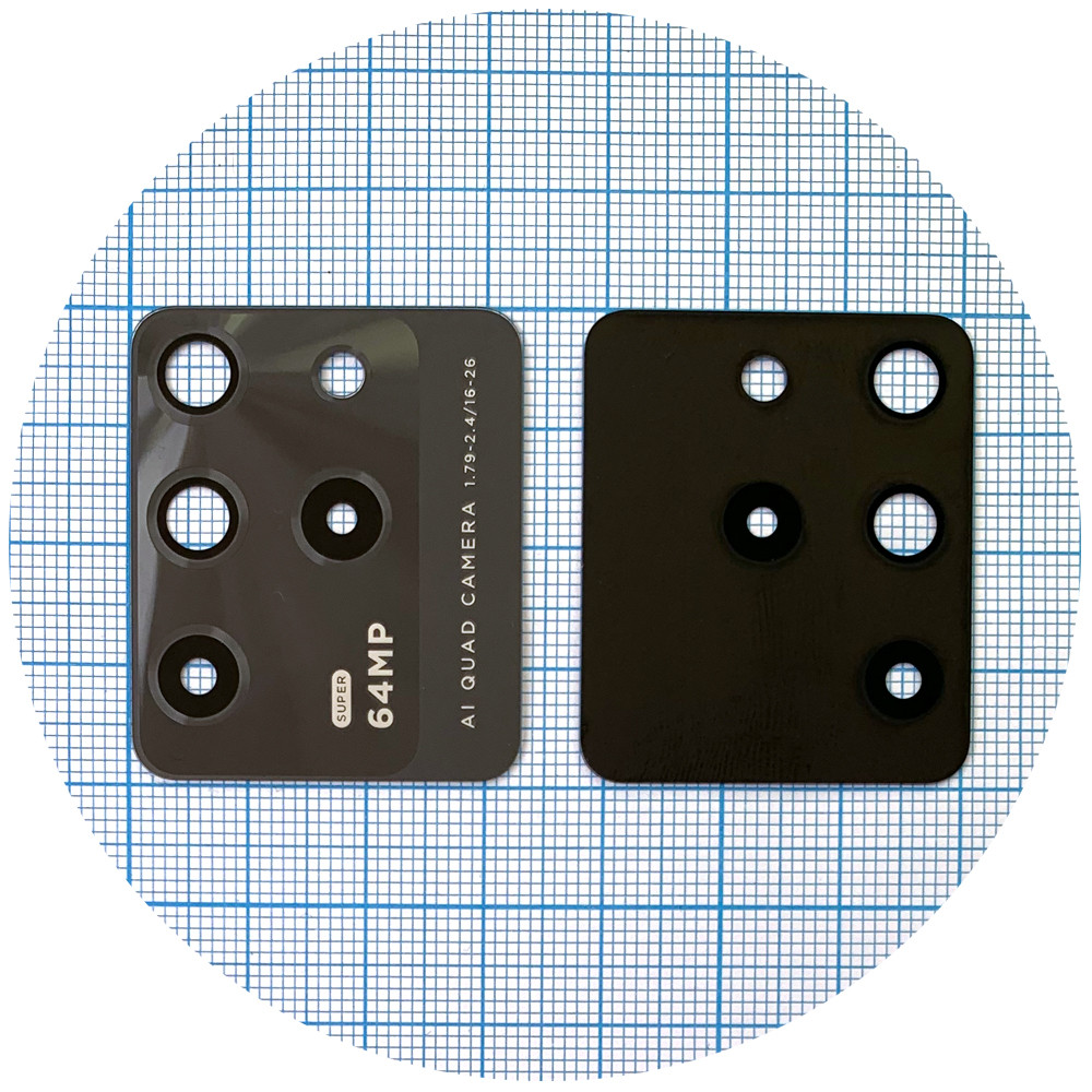 Скло камери ZTE Blade V30 чорне, фото 1