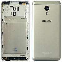 Задня кришка Meizu M3 Note M681H срібляста Original PRC зі склом камери