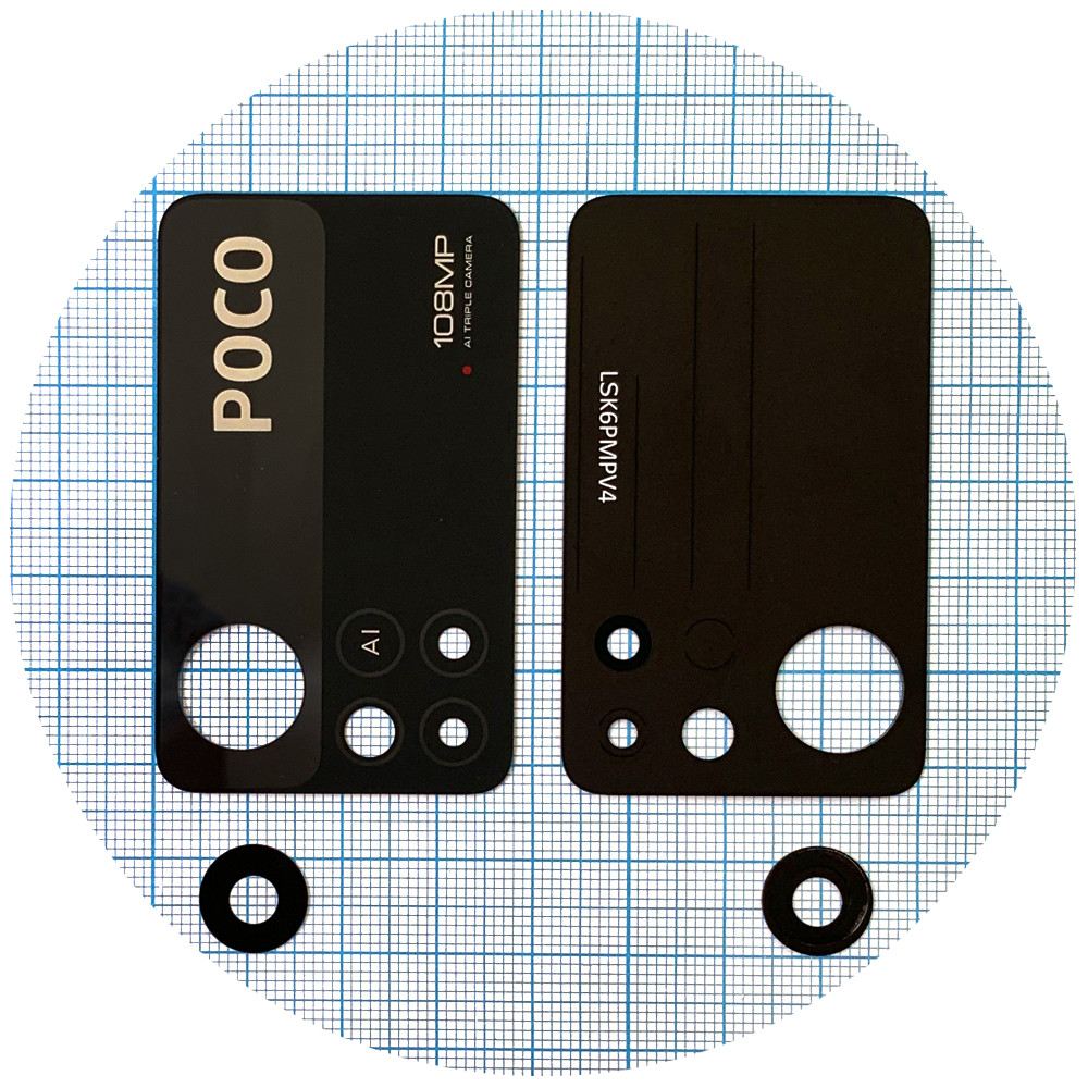 Скло камери Xiaomi Poco X4 Pro 5G комплект 2 шт, фото 1