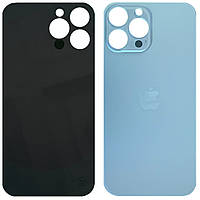 Задня кришка Apple iPhone 13 Pro Max блакитна Original PRC з великим отвором